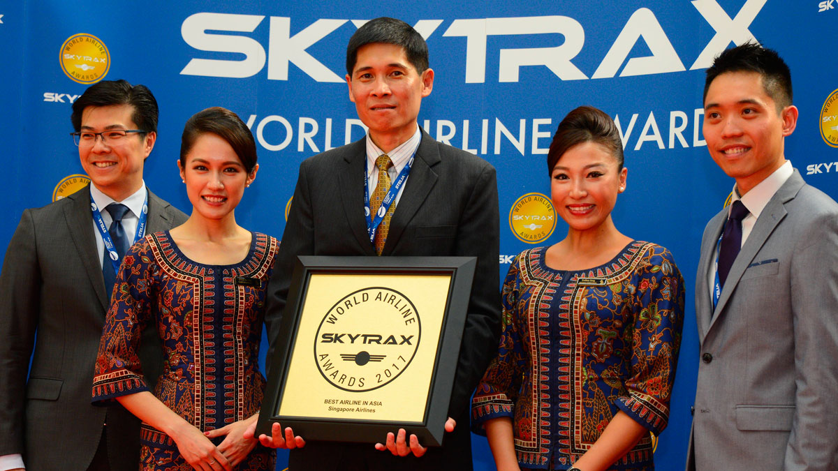 singapore airlines nombrada mejor aerolínea de asia