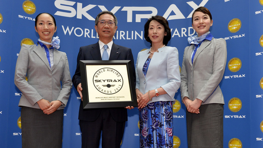 ana all nippon airways en los premios de 2015