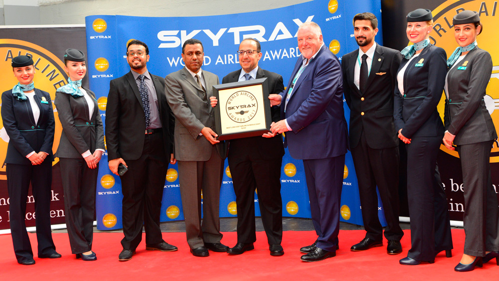 flynas acude a los premios de 2017 de skytrax